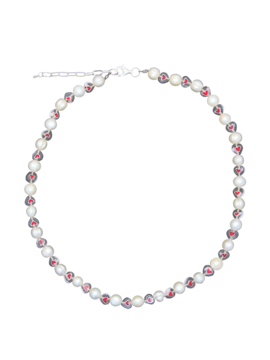 Kette "Heartbeads"
