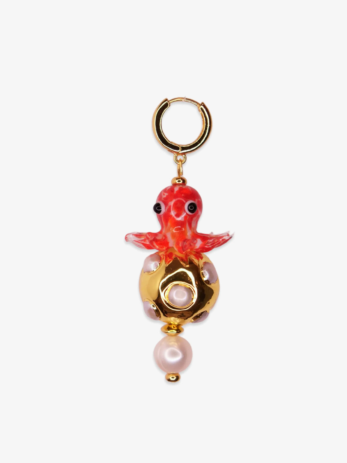 Ohrring "Golden Octopus"